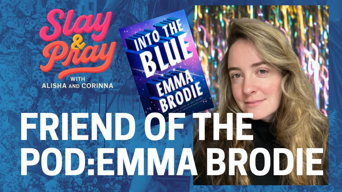 Episode thumbnail: Friend of the Pod, Emma Brodie, with her novel Into the Blue